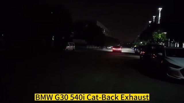 BMW G30 540i Cat Back Exhaust смотреть онлайн
