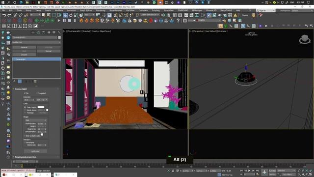 How to quickly light your interior scene with Corona 3ds Max Archviz Quick Tips Series смотреть онлайн