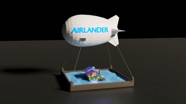 3D Airlander | Airship flying with a guest house #Blender смотреть онлайн