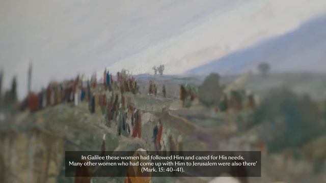 Vasilii Dmitrievich Polenov, There were also women looking from afar off смотреть онлайн