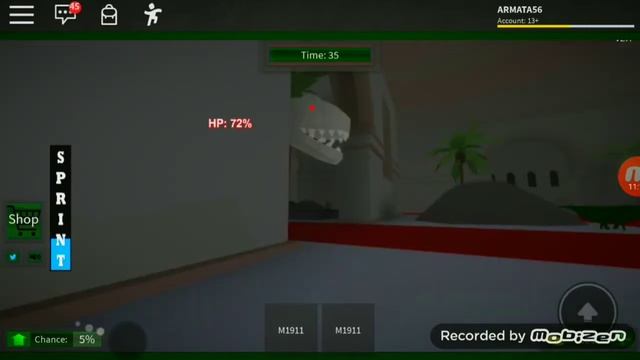 Солдат против огромной толпы T-Rexов!В Роблоксе!Выживание с Динозаврами в"Dinosaur hunter"!!! смотреть онлайн