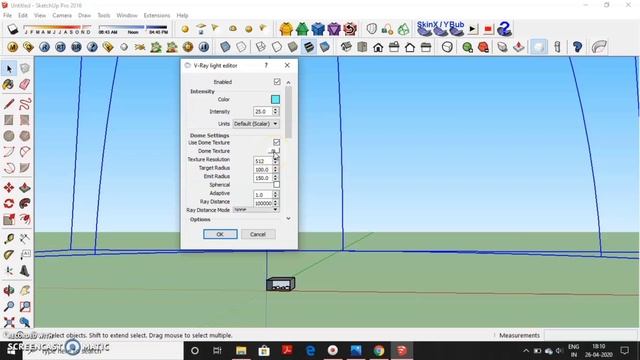 How To Make Sky In Sketchup ll Sketchup Tutorial || Use of Dome Light || V Ray Tutorial смотреть онлайн