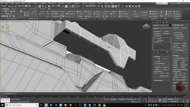 sci-fi weapon hard surface modeling in 3Ds max – part 3 смотреть онлайн