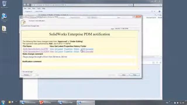 SolidWorks Enterprise PDM Arbetsflöde смотреть онлайн