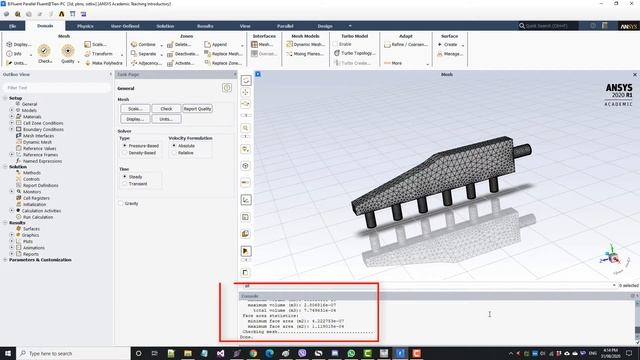 ANSYS Fluent Hands-on tutorial: Modelling of a flow in a manifold. смотреть онлайн