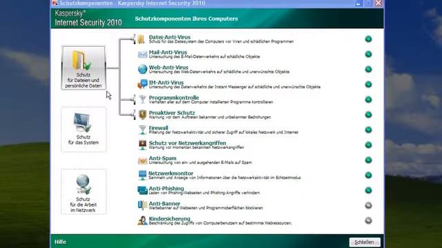Kaspersky Internet Security - Teil 3: Schutzcenter смотреть онлайн