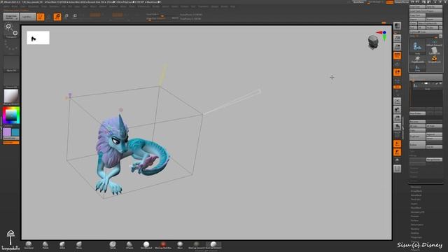 How to prepare a model for 3D printing. ZBrush tutorial. Character Sisu (c) Disney смотреть онлайн