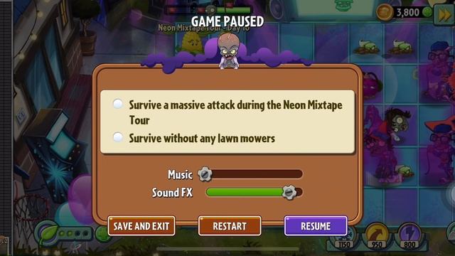 Plant Vs Zombie (Neon Mixtape Tour - Day 16)