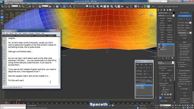Skinning trick for skirts and dresses using 3ds Max part 3 refining weights смотреть онлайн