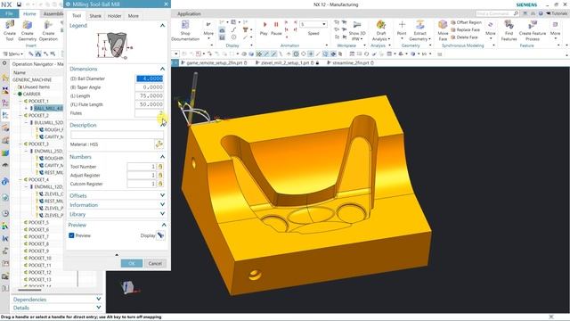 #NX CAM #flow cut ref tool смотреть онлайн