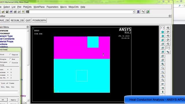 Heat Conduction Anaysis Tutorial - ANSYS APDL смотреть онлайн