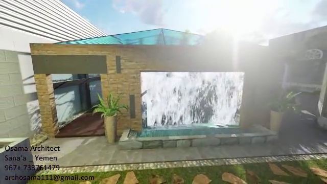 Villa landscape 3D, sketchup , lumion 6 смотреть онлайн
