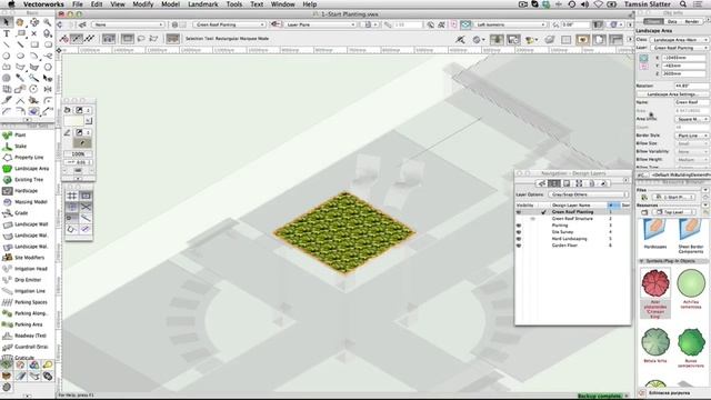 GSG - Vectorworks Landmark 2016 - 21 Create A Landscape Area