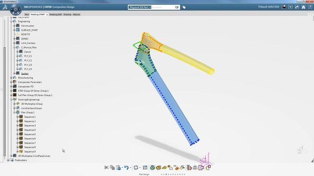 CATIA | Composites Carbon Head Lug Experience | Step 2: Manual Plies смотреть онлайн