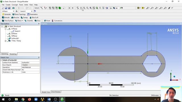 TUTORIAL ANSYS 15.0 MENCARI TOTAL DEFORMATION DAN EQUIVALENT STRESS PADA KUNCI PAS смотреть онлайн