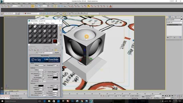 3ds max material editor : red car paint смотреть онлайн