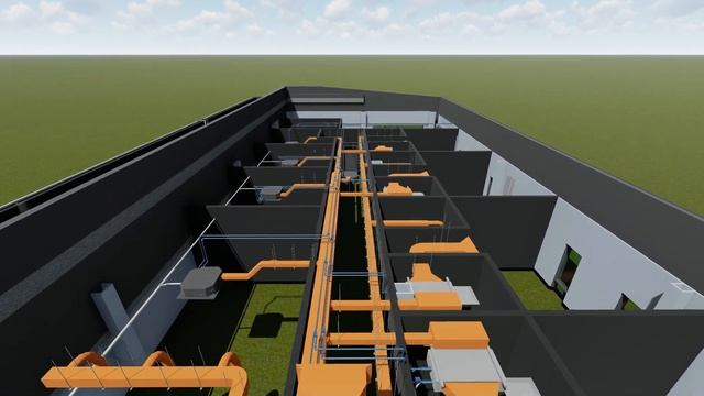HVAC Revit modeling & lumion rendering смотреть онлайн