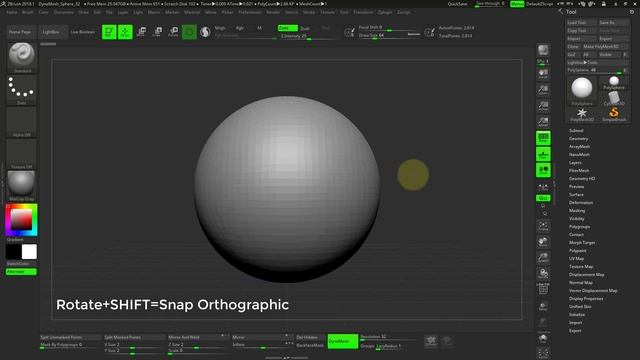 ZBrush: Navigation and UI смотреть онлайн