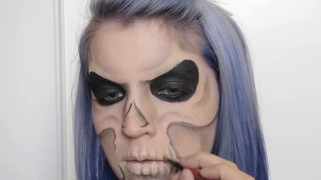 Skeletal | Skull Makeup Tutorial смотреть онлайн