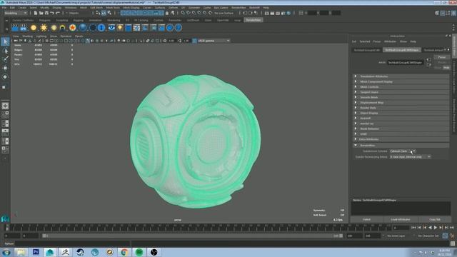 Renderman 21 Displacement Maps with zBrush Tutorial смотреть онлайн