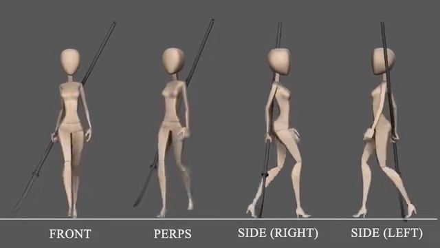 Female Walk Cycle смотреть онлайн