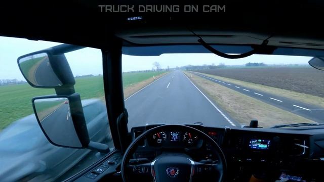 PoV Driving: Scania P410 Auto Transporter from Kulhuse to Borrevejle, Denmark (part3/3). смотреть онлайн