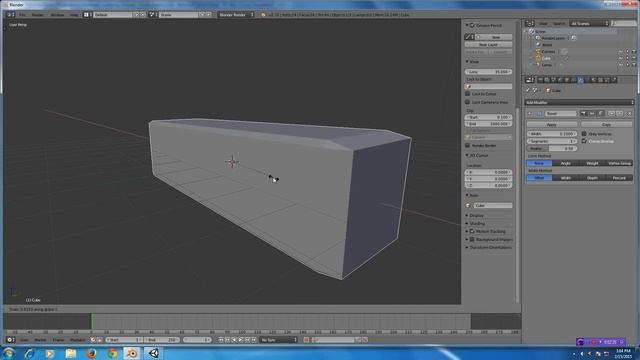 Blender Tidbits 2.7 - Important Steps for Creating Beveled Edges смотреть онлайн