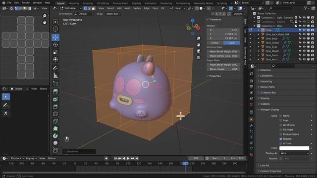 [선공개] 3D블렌더 핵심 기능 1탄! Mesh Deform로 캐릭터를 변형하는 방법 смотреть онлайн