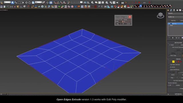 miauu's Open Edges Extrude v.1.3 смотреть онлайн