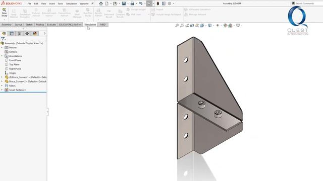 Converting Toolbox Components to Connections in SOLIDWORKS смотреть онлайн