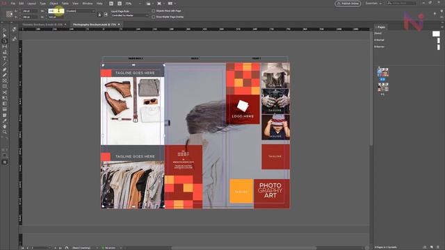 Adobe InDesign Bangla Tutorial 2020 | Page Arrangement | Change Page Size | Part-5 смотреть онлайн