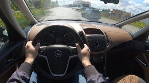 2013 Opel Zafira 1.4 TURBO POV TEST DRIVE