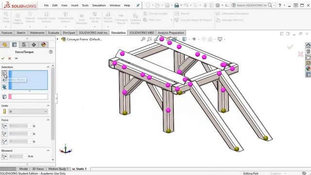 Beams in SolidWorks Simulation смотреть онлайн