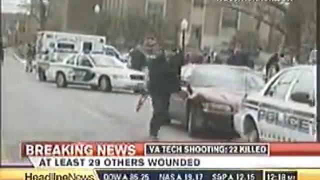 Virginia Tech School Shooting Caught on Camera смотреть онлайн