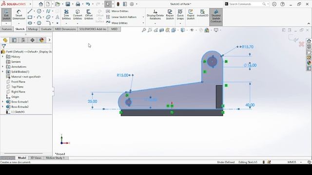 SolidWorks Tutorial: How to Design a Simple Product смотреть онлайн