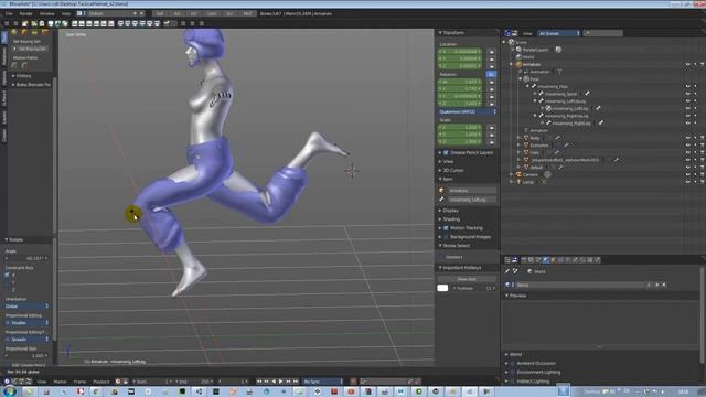 Maya Copy skin weights Funktion in Blender смотреть онлайн