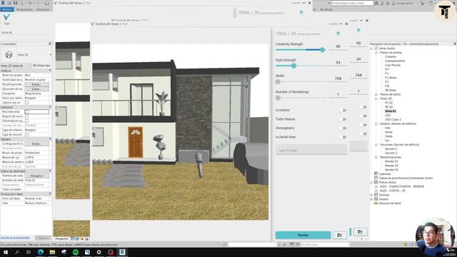 VISUALIZACION CON INTELIGENCIA ARTIFICIAL / Arquitectura - instalaciones смотреть онлайн