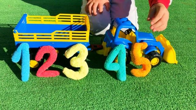 Лепим цифры из Play Doh | Учимся считать от 0 до 9 | Лепка | Шариковый пластилин для детей смотреть онлайн