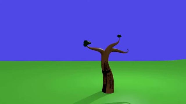 Simple growing tree test - Blender смотреть онлайн