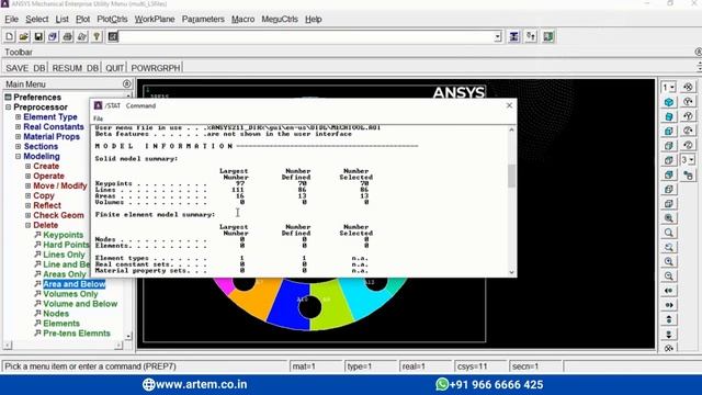 How to compress entities? - Ansys APDL #23 смотреть онлайн