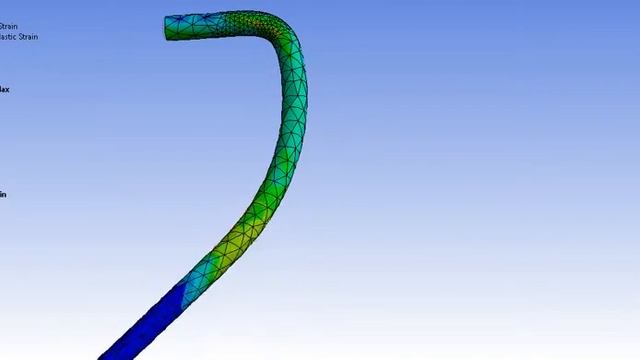 Static Structural Analysis of Wire Bending operation Using ANSYS Work Bench. смотреть онлайн