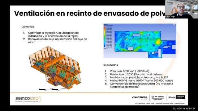 "Uso de la simulación CFD para HVAC" organizado por #Semco смотреть онлайн