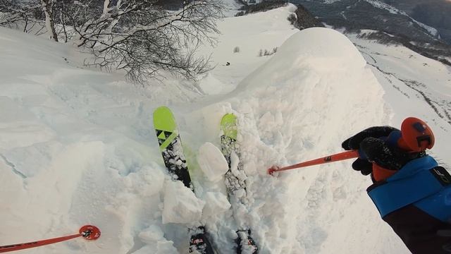 Фрирайд на Альпике после FWQ. Шумихинский цирк с лавинщиками. смотреть онлайн