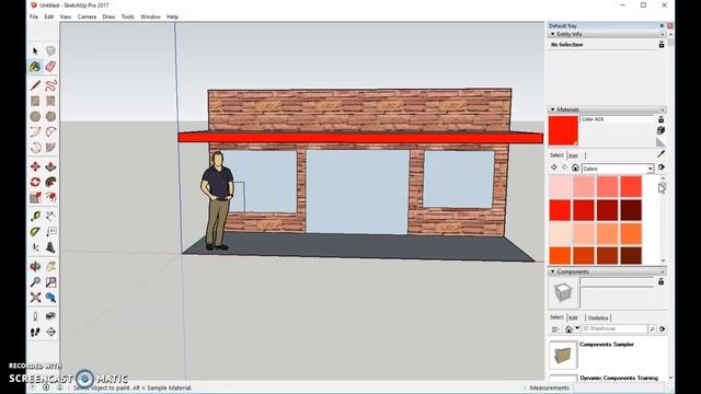 Store Tutorial in SketchUp for beginners смотреть онлайн