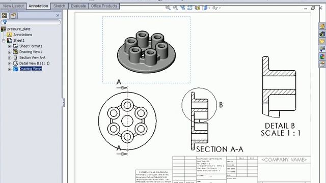 SolidWorks 2011 Tutorial - Introduction to SolidWorks Part-3 by changwat1 on skype смотреть онлайн
