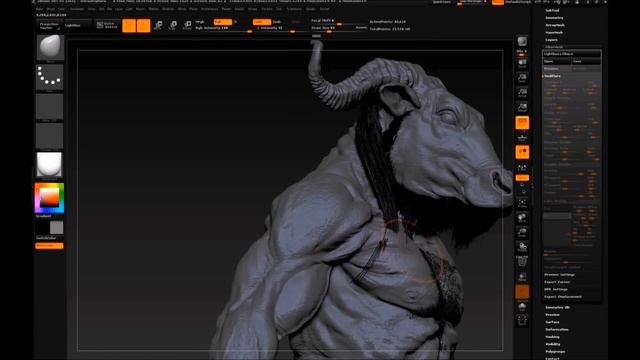 Organic Modelling in ZBrush -Creating Fibermesh in Pixologic Zbrush смотреть онлайн