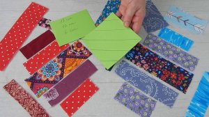 Придумала метод шитья помогает убрать головную боль. Необычное лоскутное одеяло очень просто.