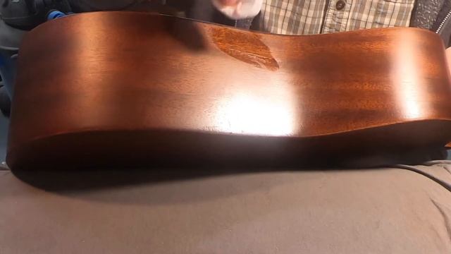 ALL MAHOGANY MARTIN SIDE CRACK REPAIR #2 at JONAH GUITARS смотреть онлайн