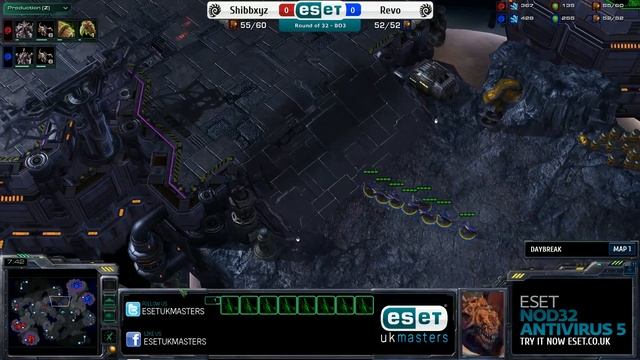 ESET UK Masters Online Qualifier #3 - [Z] Shibbxyz vs [Z] Revo - Map 1 смотреть онлайн