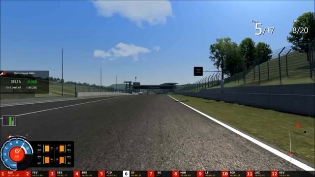 AC Club race Mugello Evora vs Ferrari 312t смотреть онлайн